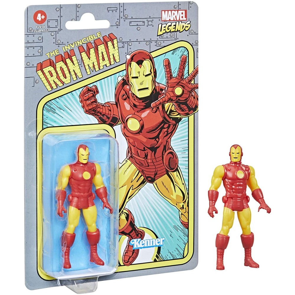 MARVEL LEGENDS RETRO COLLECTION IRON MAN ACTION FIGURE HASBRO