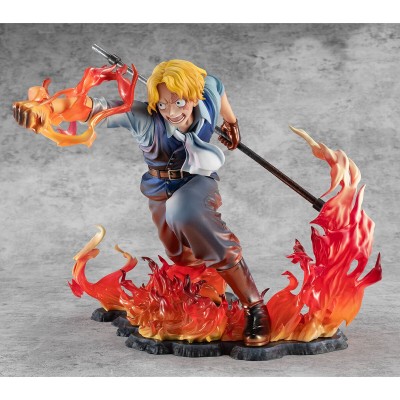 ONE PIECE P.O.P. SABO FIRE FIST INHERITANCE LIMITED ED. STATUA FIGURE MEGAHOUSE