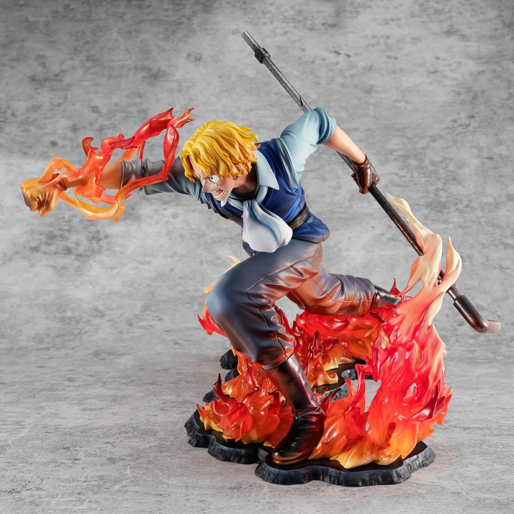 MEGAHOUSE ONE PIECE P.O.P. SABO FIRE FIST INHERITANCE LIMITED ED. STATUE FIGURE