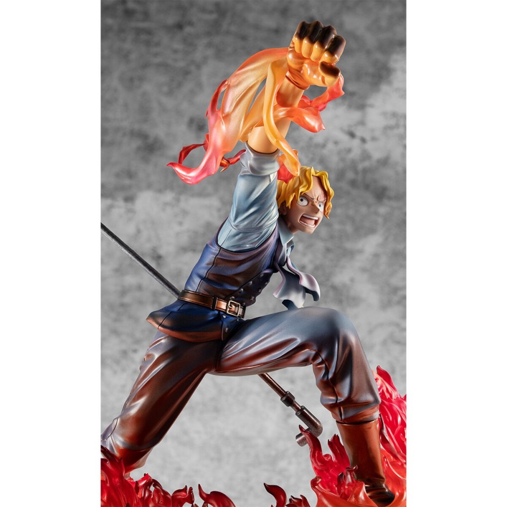 MEGAHOUSE ONE PIECE P.O.P. SABO FIRE FIST INHERITANCE LIMITED ED. STATUE FIGURE