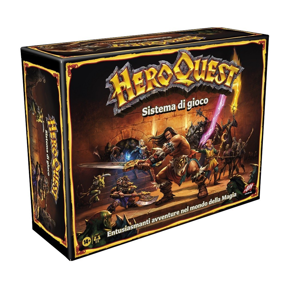 HEROQUEST EDIZIONE ITALIANA BOARDGAME GIOCO DA TAVOLO HASBRO