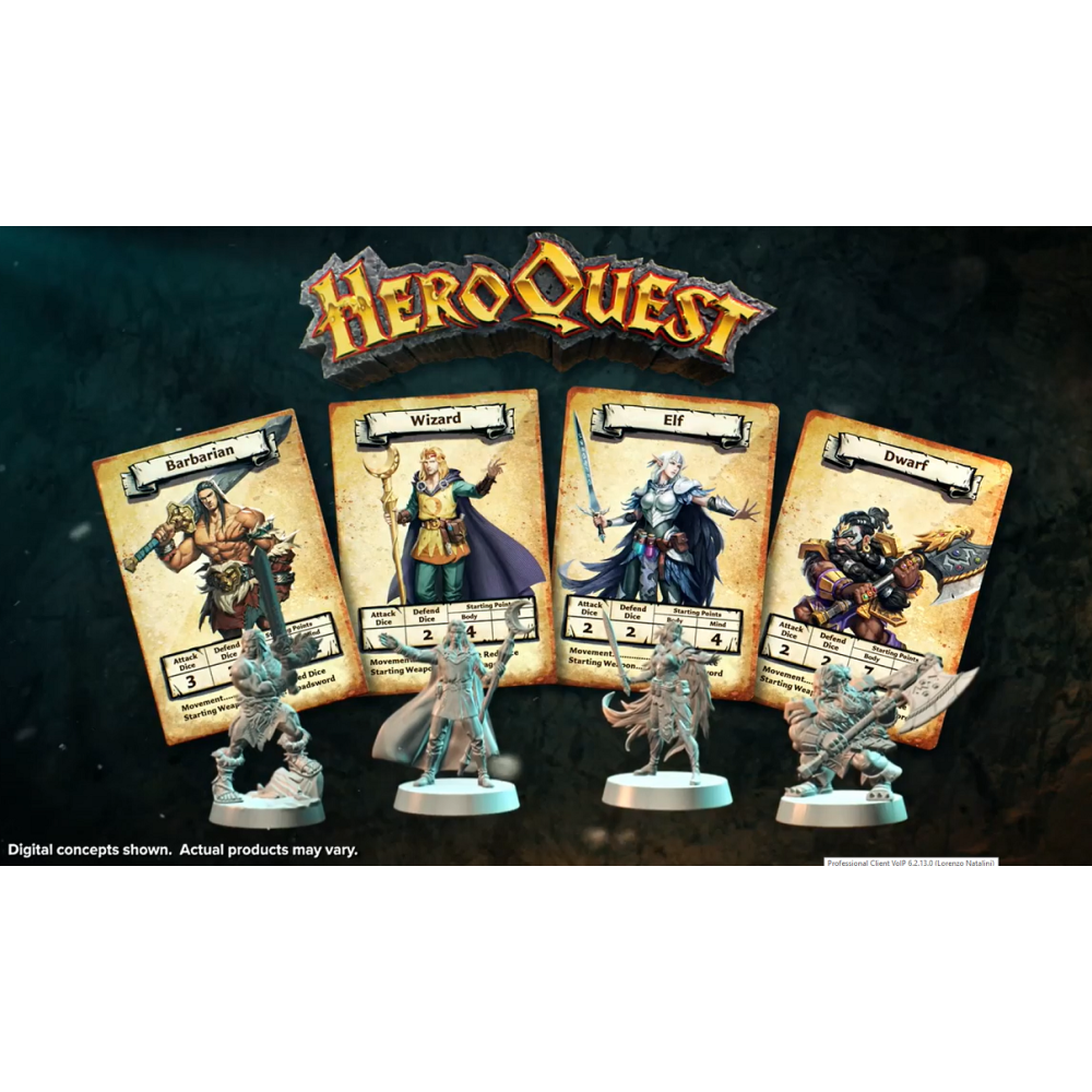 HEROQUEST EDIZIONE ITALIANA BOARDGAME GIOCO DA TAVOLO HASBRO
