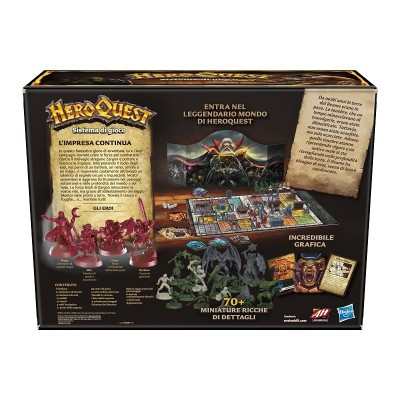 HEROQUEST EDIZIONE ITALIANA BOARDGAME GIOCO DA TAVOLO HASBRO
