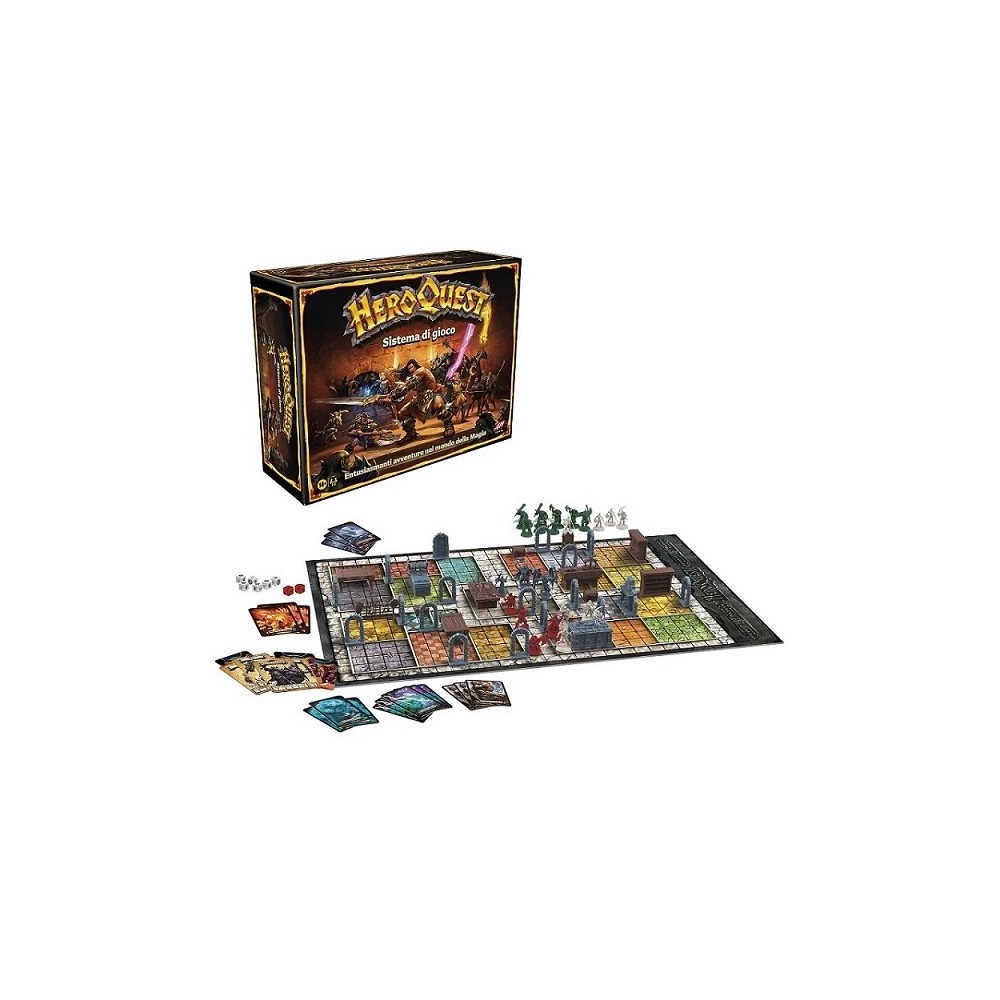 HEROQUEST EDIZIONE ITALIANA BOARDGAME GIOCO DA TAVOLO HASBRO