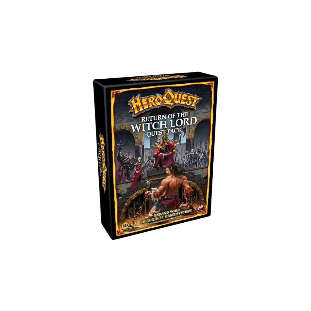 HASBRO HEROQUEST QUEST PACK RETURN OF THE WITCH LORD BOARDGAME ENGLISH VERSION