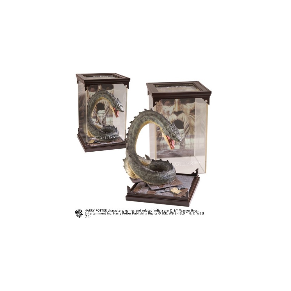 NOBLE COLLECTIONS HARRY POTTER MAGICAL CREATURES - BASILISK STATUA