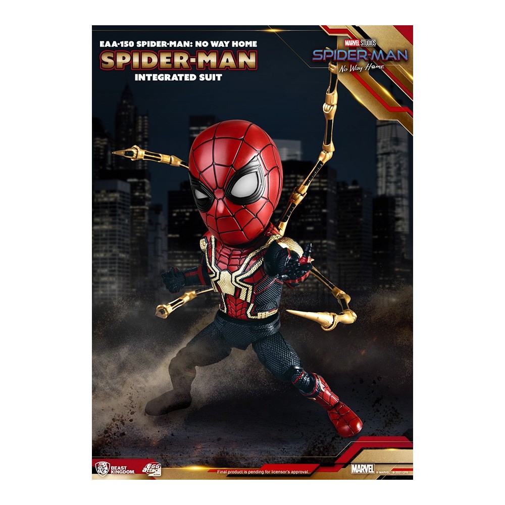 SPIDER-MAN NO WAY HOME INTEGRATED SUIT EGG ATTACK ACTION FIGURE BEAST KINGDOM