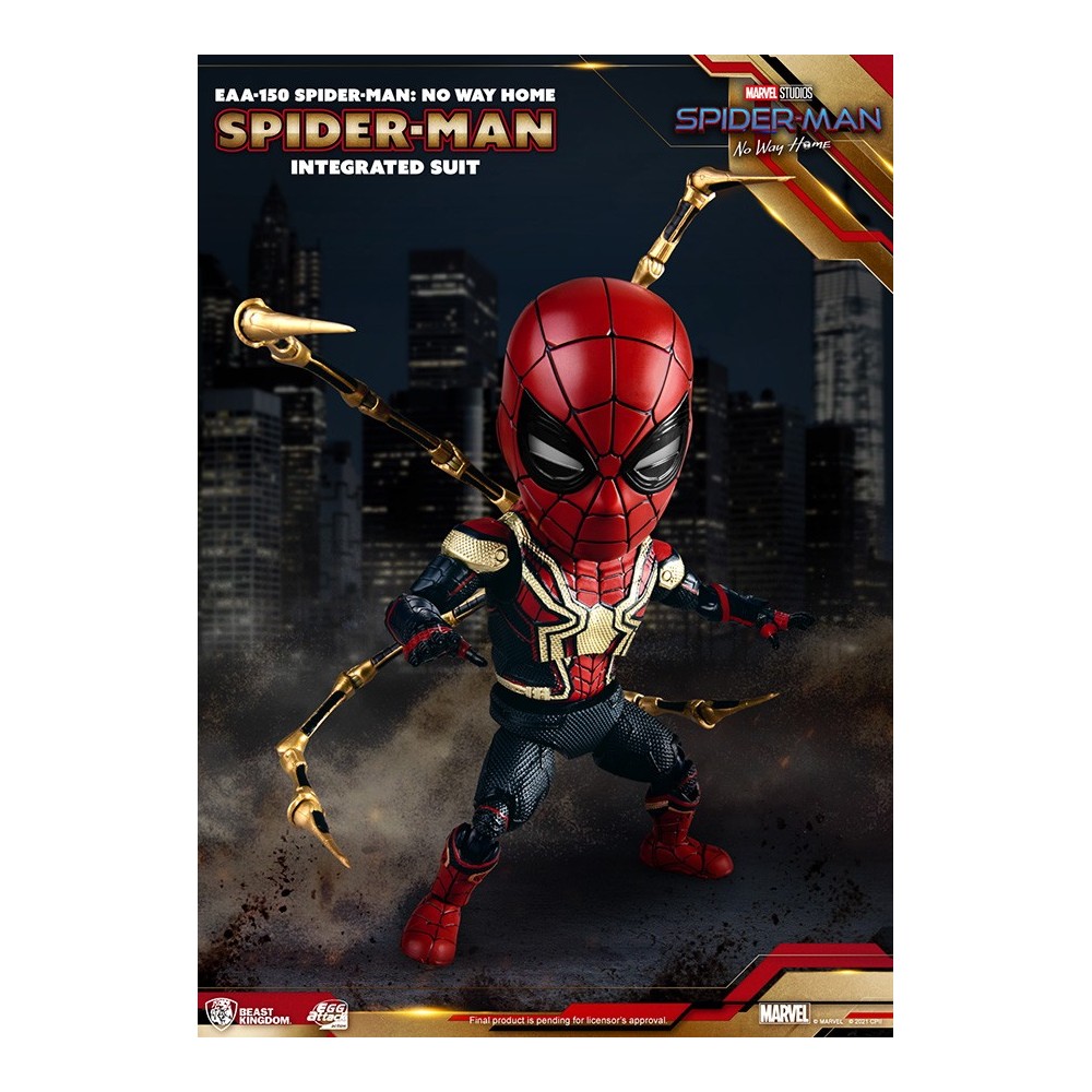 SPIDER-MAN NO WAY HOME INTEGRATED SUIT EGG ATTACK ACTION FIGURE BEAST KINGDOM