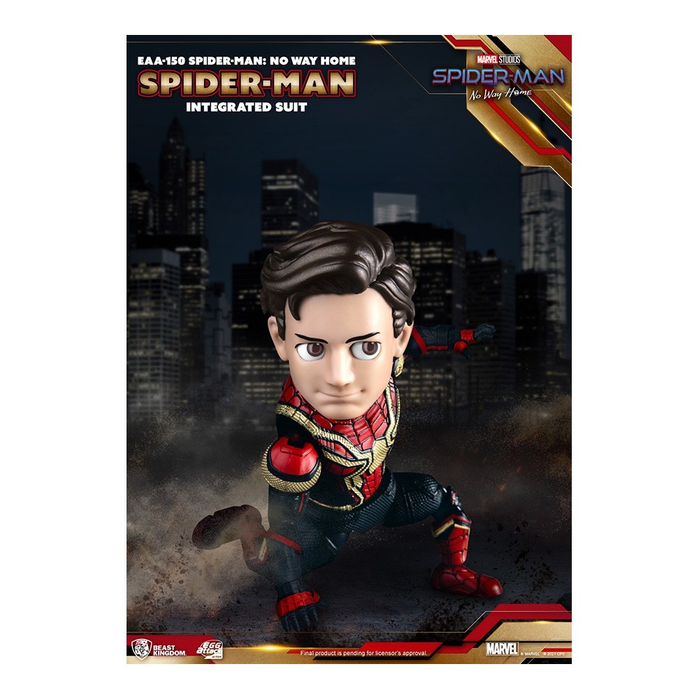 SPIDER-MAN NO WAY HOME INTEGRATED SUIT EGG ATTACK ACTION FIGURE BEAST KINGDOM