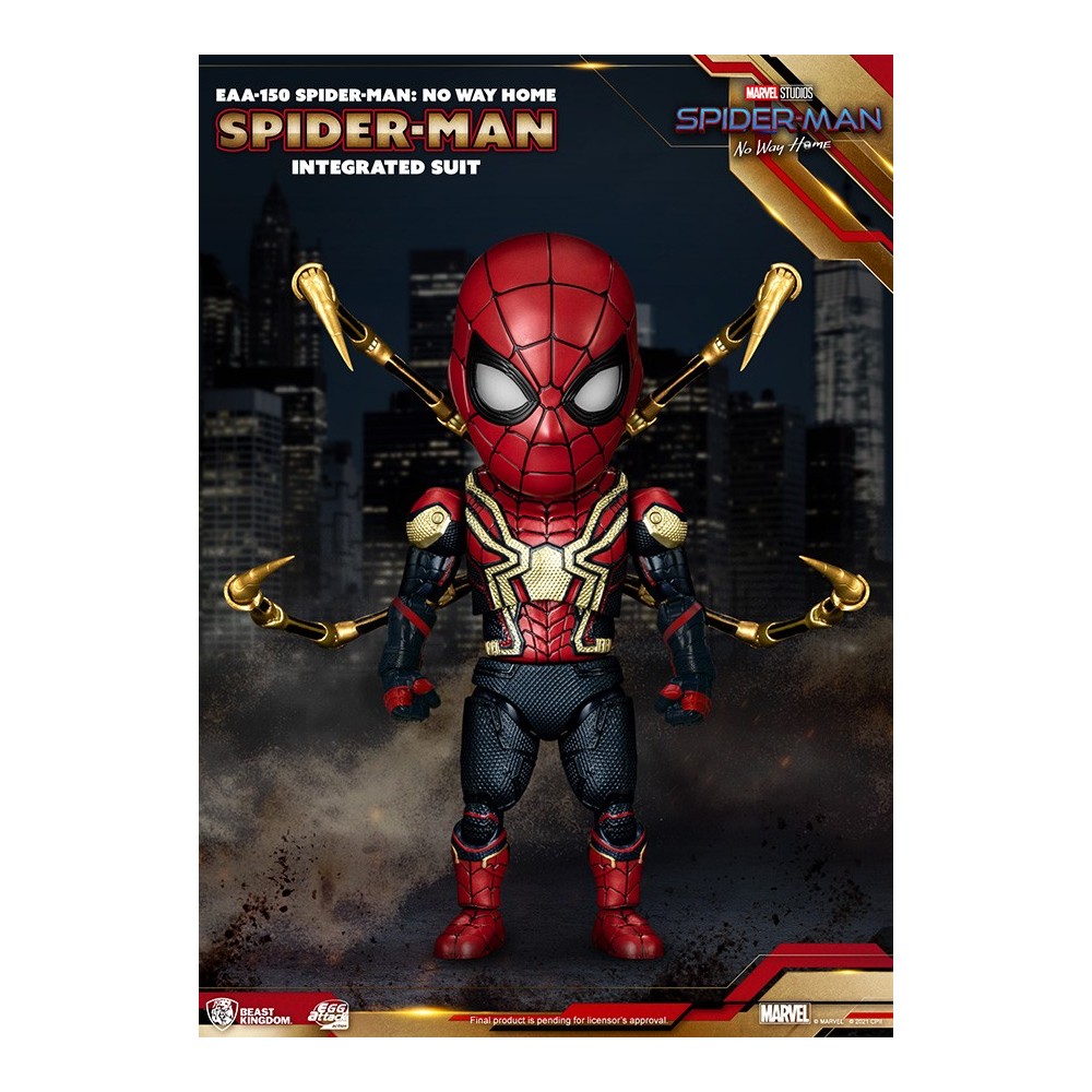 SPIDER-MAN NO WAY HOME INTEGRATED SUIT EGG ATTACK ACTION FIGURE BEAST KINGDOM