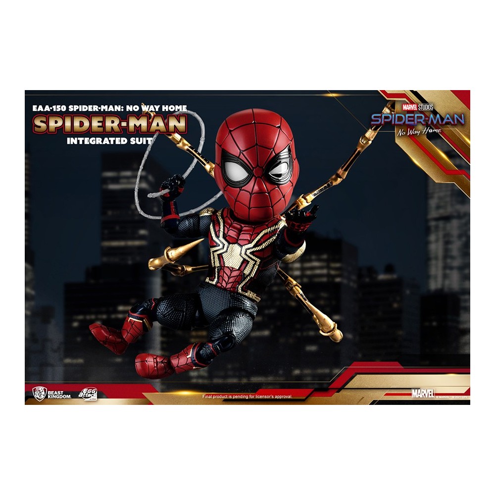 SPIDER-MAN NO WAY HOME INTEGRATED SUIT EGG ATTACK ACTION FIGURE BEAST KINGDOM