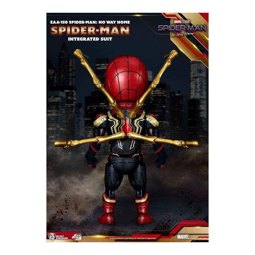 SPIDER-MAN NO WAY HOME INTEGRATED SUIT EGG ATTACK ACTION FIGURE BEAST KINGDOM