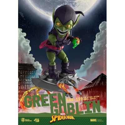 MARVEL COMICS SPIDER-MAN GREEN GOBLIN EGG ATTACK ACTION FIGURE BEAST KINGDOM
