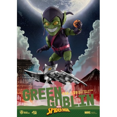 MARVEL COMICS SPIDER-MAN GREEN GOBLIN EGG ATTACK ACTION FIGURE BEAST KINGDOM