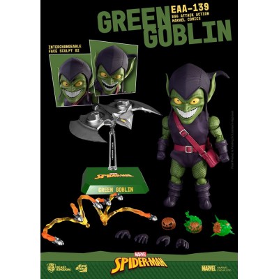 MARVEL COMICS SPIDER-MAN GREEN GOBLIN EGG ATTACK ACTION FIGURE BEAST KINGDOM