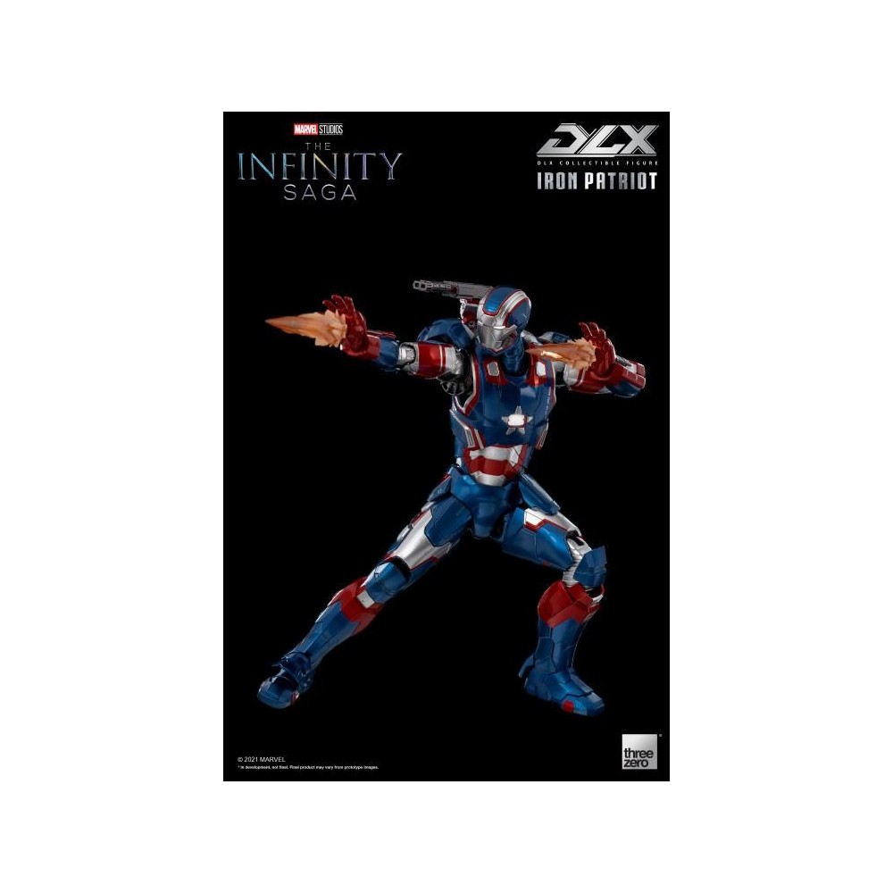 MARVEL THE INFINITY SAGA IRON PATRIOT DLX ACTION FIGURE THREEZERO