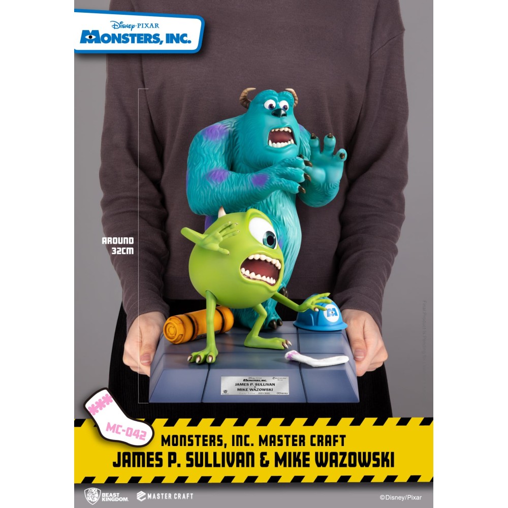 MONSTERS INC. SULLIVAN AND MIKE MASTER CRAFT STATUA FIGURE BEAST KINGDOM