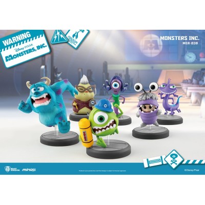 DISNEY PIXAR MINI EGG ATTACK MONSTERS INC SET 6 FIGURES BEAST KINGDOM