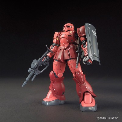BANDAI HIGH GRADE HG GUNDAM MS-05 ZAKU I CHAR AZNABLE 1/144 MODEL KIT FIGURE