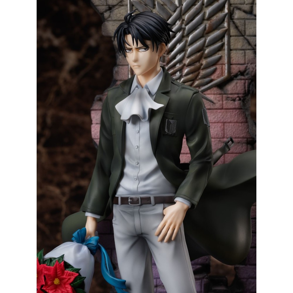 FURYU ATTACK ON TITAN LEVI BIRTHDAY 30CM STATUE FIGURE