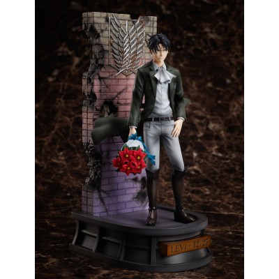 L'ATTACCO DEI GIGANTI LEVI BIRTHDAY 30CM STATUA FIGURE FURYU