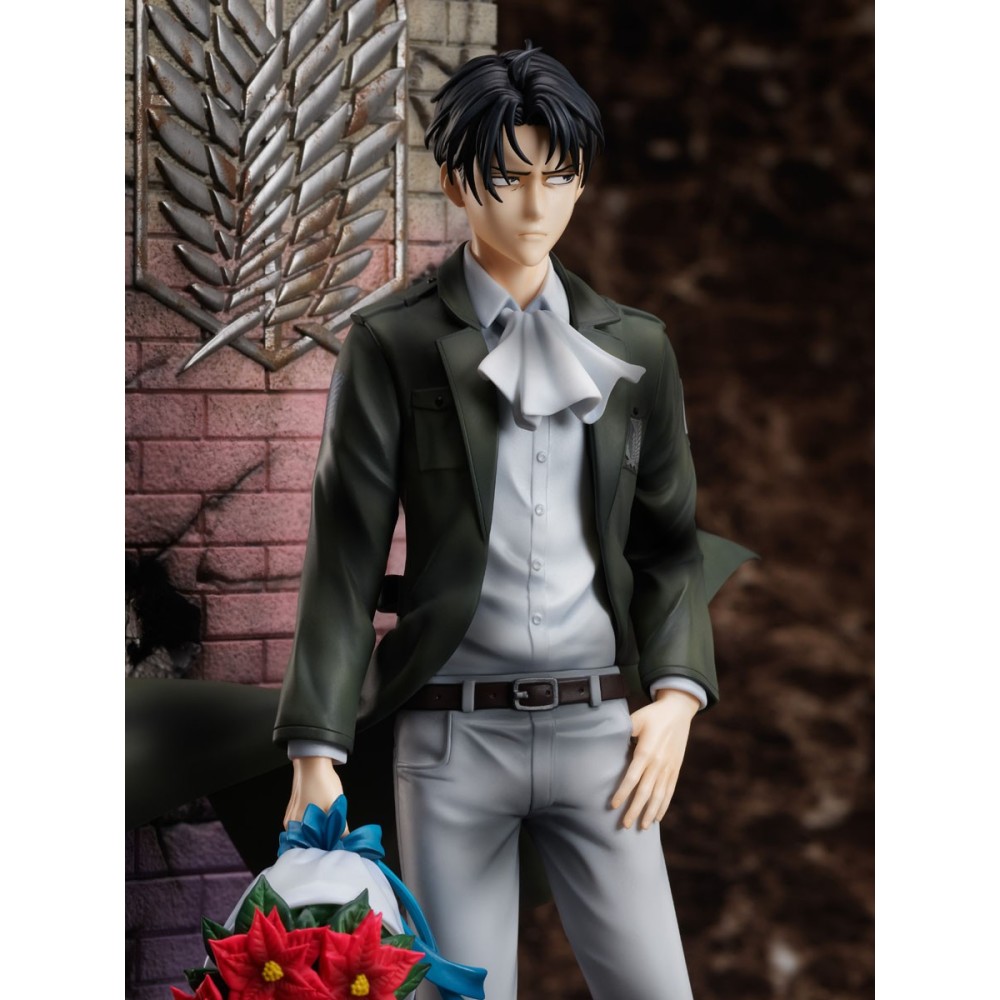 FURYU ATTACK ON TITAN LEVI BIRTHDAY 30CM STATUE FIGURE