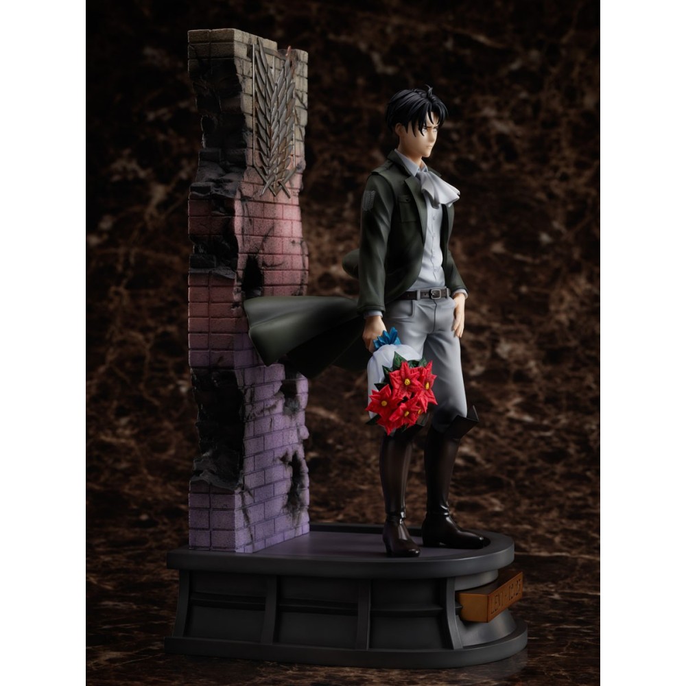 FURYU ATTACK ON TITAN LEVI BIRTHDAY 30CM STATUE FIGURE