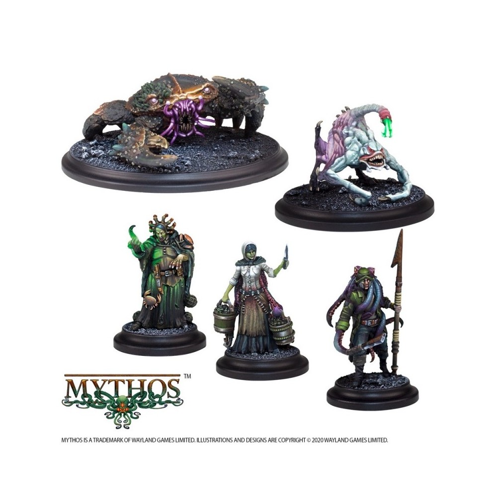 WARCRADLE STUDIOS MYTHOS THE HIDDEN ONES FACTION STARTER SET MINIATURE GAME