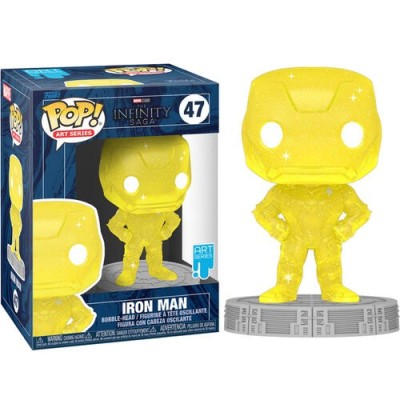 FUNKO POP! MARVEL INFINITY SAGA IRON MAN ART SERIES BOBBLE HEAD FIGURE FUNKO