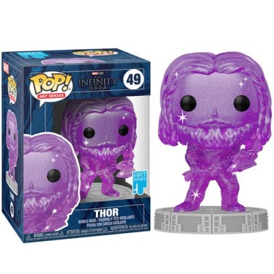 FUNKO FUNKO POP! MARVEL INFINITY SAGA THOR ART SERIES BOBBLE HEAD FIGURE