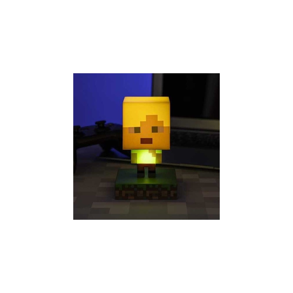 PALADONE PRODUCTS MINECRAFT 3D LAMP ICON ALEX LIGHT 10CM FIGURE