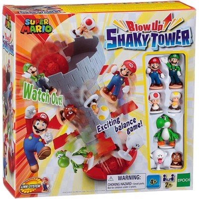 SUPER MARIO BLOW UP! SHAKY TOWER - GIOCO DA TAVOLO EPOCH