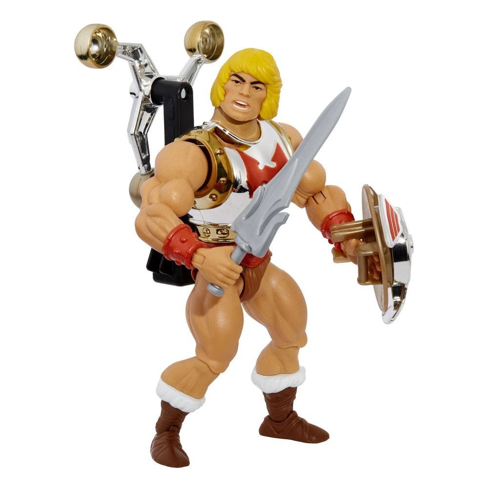 MATTEL MASTERS OF THE UNIVERSE ORIGINS DELUXE FLYING FISTS HE-MAN ACTION FIGURE