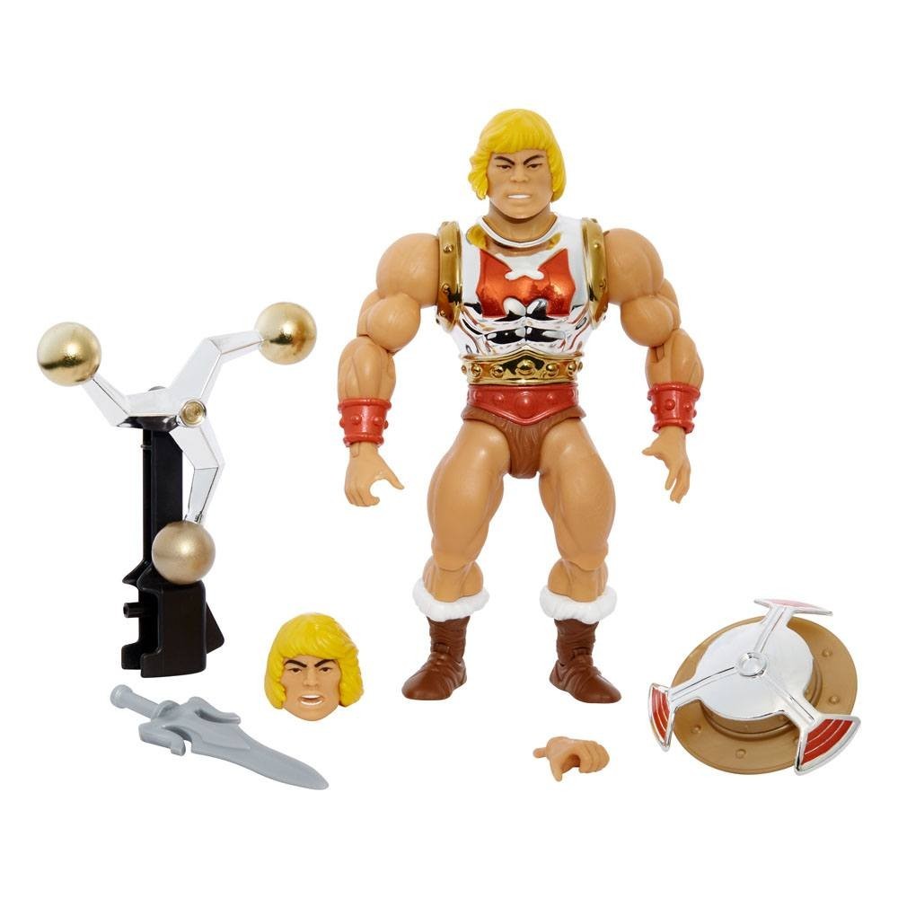 MATTEL MASTERS OF THE UNIVERSE ORIGINS DELUXE FLYING FISTS HE-MAN ACTION FIGURE