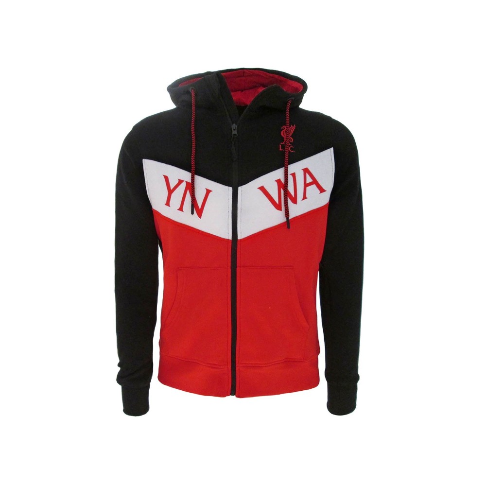 FELPA HOODIE UFFICIALE LIVERPOOL YOU NEVER WALK ALONE YNWA