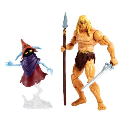 MATTEL MASTERS OF THE UNIVERSE REVELATION SAVAGE HE-MAN AND ORKO ACTION FIGURE