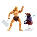MATTEL MASTERS OF THE UNIVERSE REVELATION SAVAGE HE-MAN AND ORKO ACTION FIGURE