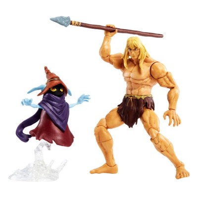 MATTEL MASTERS OF THE UNIVERSE REVELATION SAVAGE HE-MAN AND ORKO ACTION FIGURE