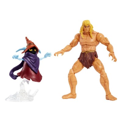 MATTEL MASTERS OF THE UNIVERSE REVELATION SAVAGE HE-MAN AND ORKO ACTION FIGURE