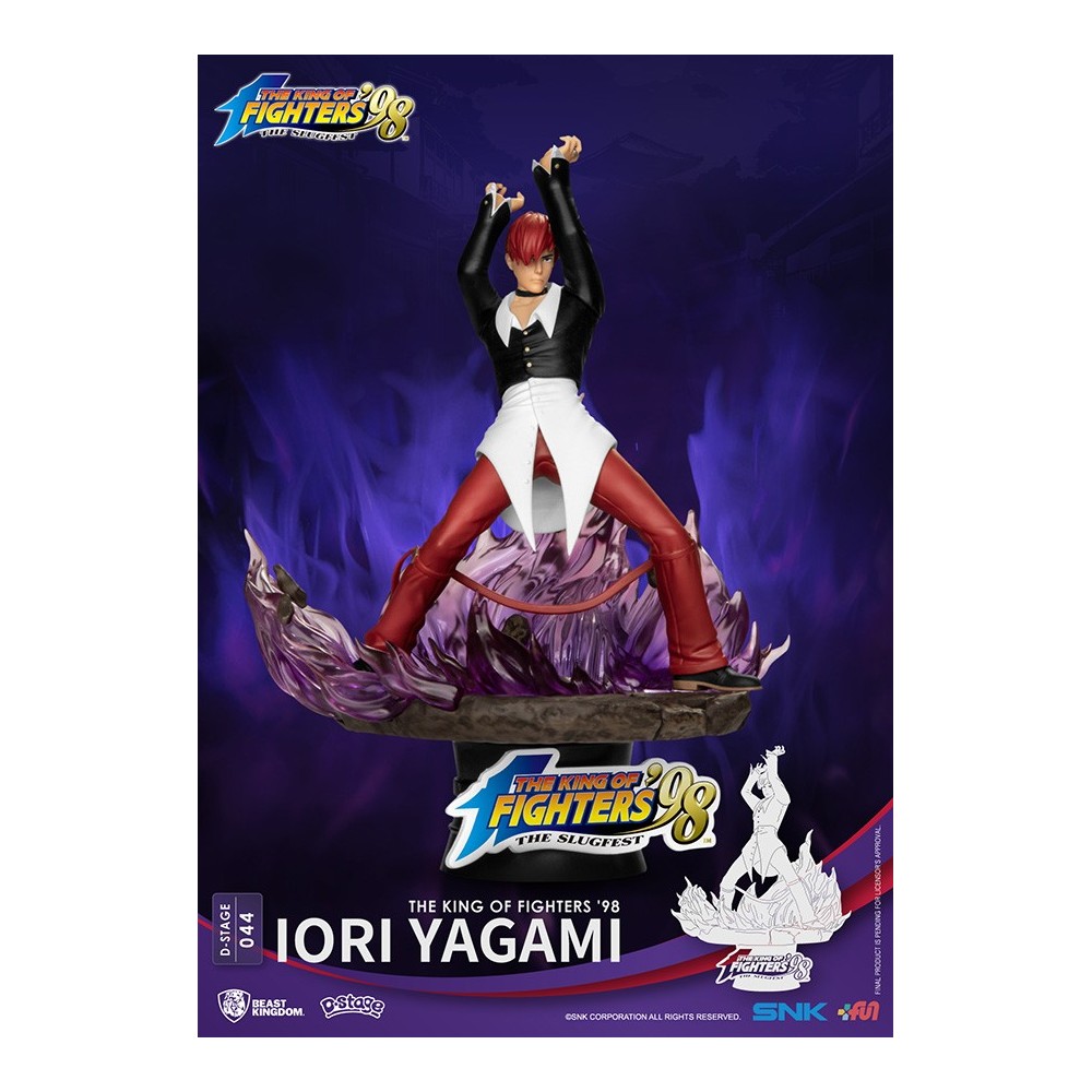 BEAST KINGDOM D-STAGE KING OF FIGHTERS '98 IORI YAGAMI STATUE FIGURE DIORAMA