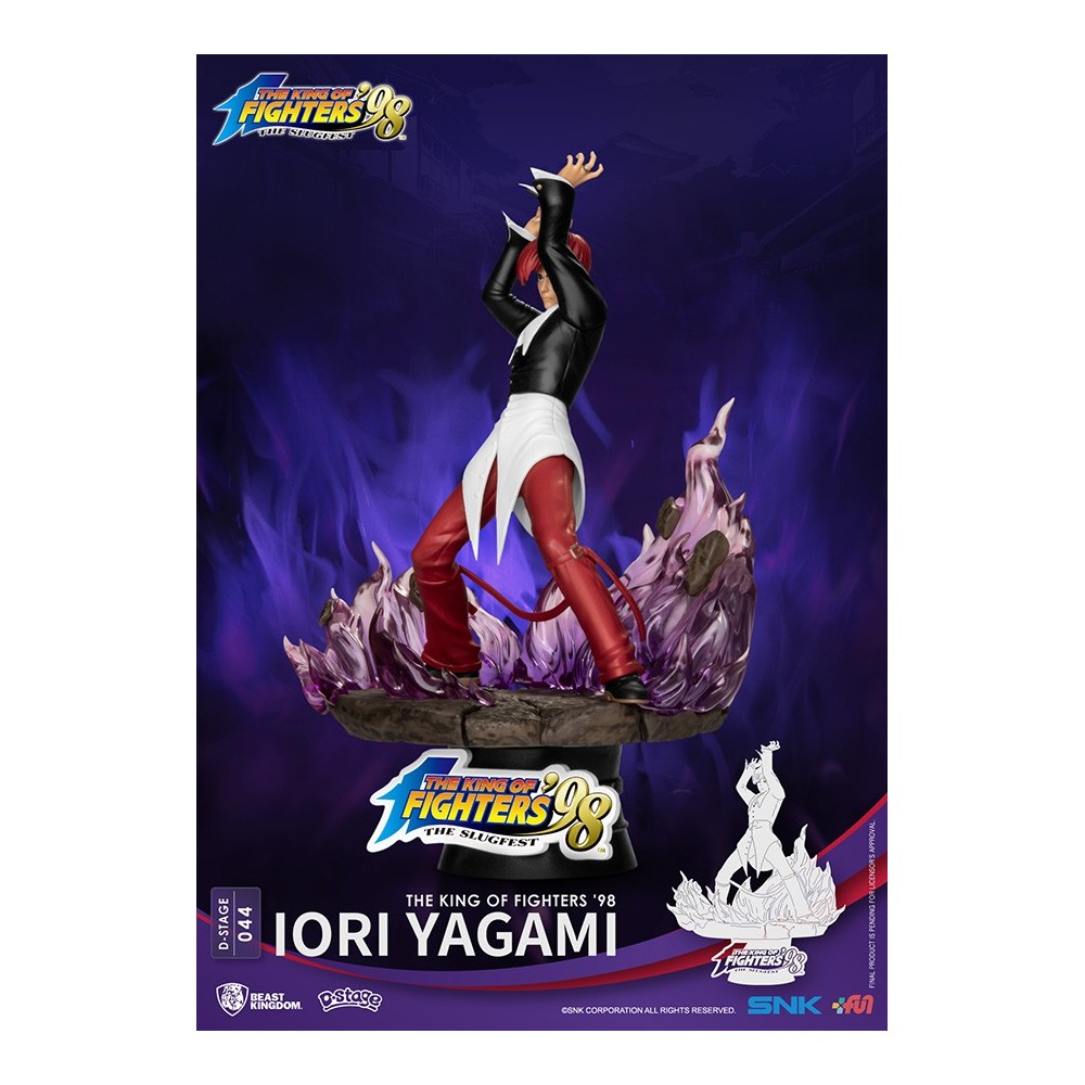 D-STAGE KING OF FIGHTERS '98 IORI YAGAMI STATUA FIGURE DIORAMA BEAST KINGDOM