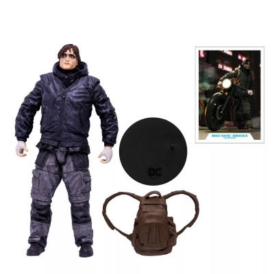 MC FARLANE DC MULTIVERSE "THE BATMAN" - BRUCE WAYNE DRIFTER UNMASKED ACTION FIGURE