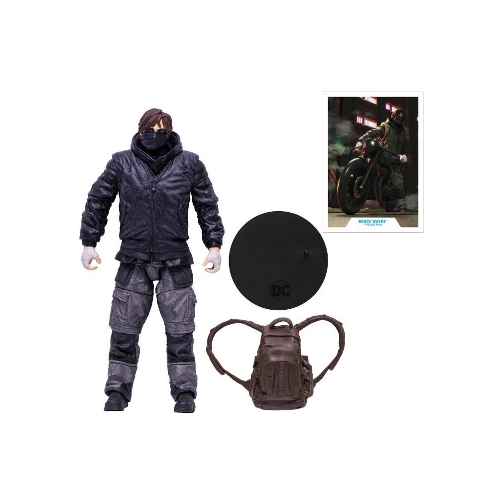 MC FARLANE DC MULTIVERSE "THE BATMAN" - BRUCE WAYNE DRIFTER ACTION FIGURE