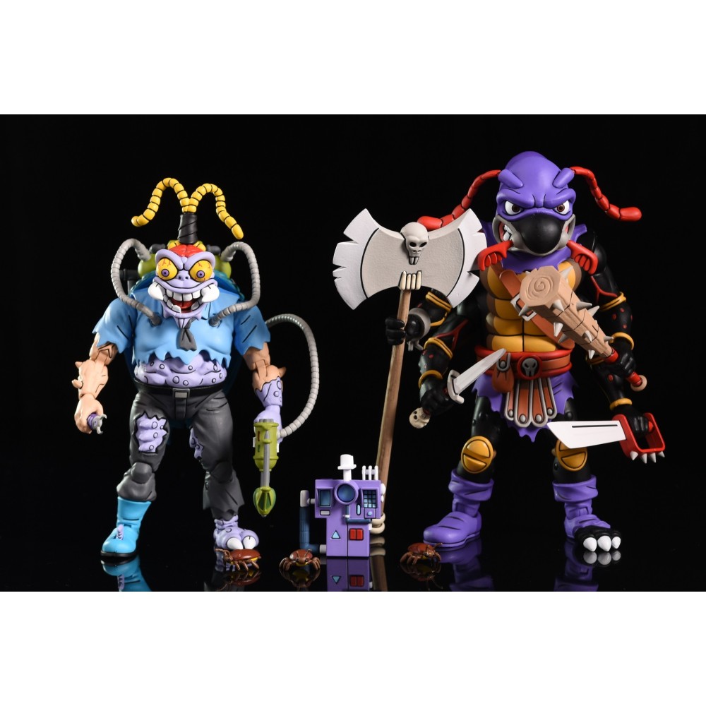 NECA TEENAGE MUTANT NINJA TURTLES ANTRAX AND SCUMBUG ACTION FIGURE