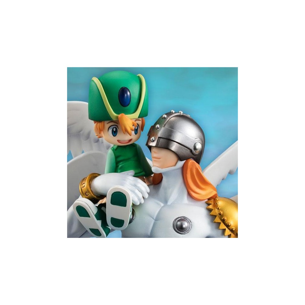 MEGAHOUSE DIGIMON ADVENTURE ANGEMON AND TAKAISHI TAKERU GEM STATUE FIGURE