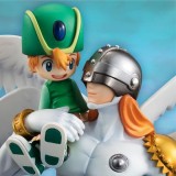 MEGAHOUSE DIGIMON ADVENTURE ANGEMON AND TAKAISHI TAKERU GEM STATUE FIGURE