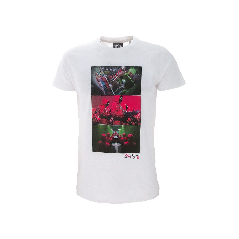 MAGLIA T SHIRT SQUID GAME SCENE