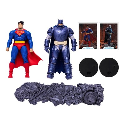 MC FARLANE DC MULTIVERSE SUPERMAN VS ARMORED BATMAN 2-PACK ACTION FIGURE