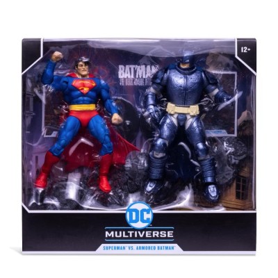 MC FARLANE DC MULTIVERSE SUPERMAN VS ARMORED BATMAN 2-PACK ACTION FIGURE