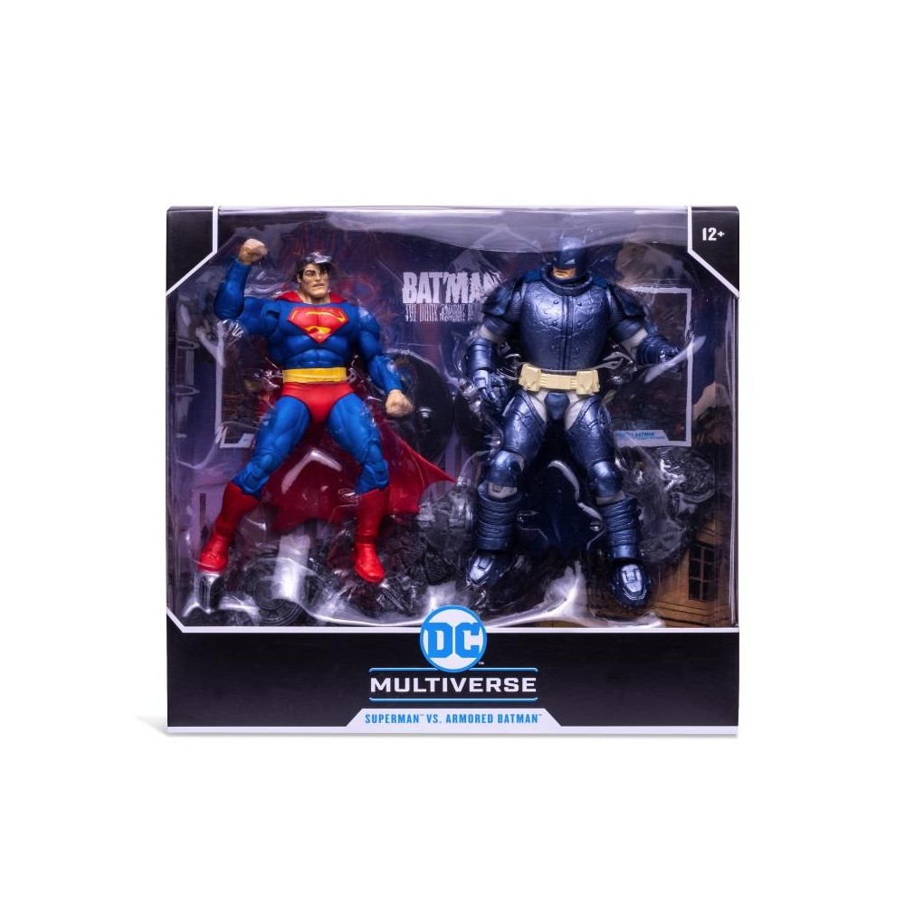 MC FARLANE DC MULTIVERSE SUPERMAN VS ARMORED BATMAN 2-PACK ACTION FIGURE